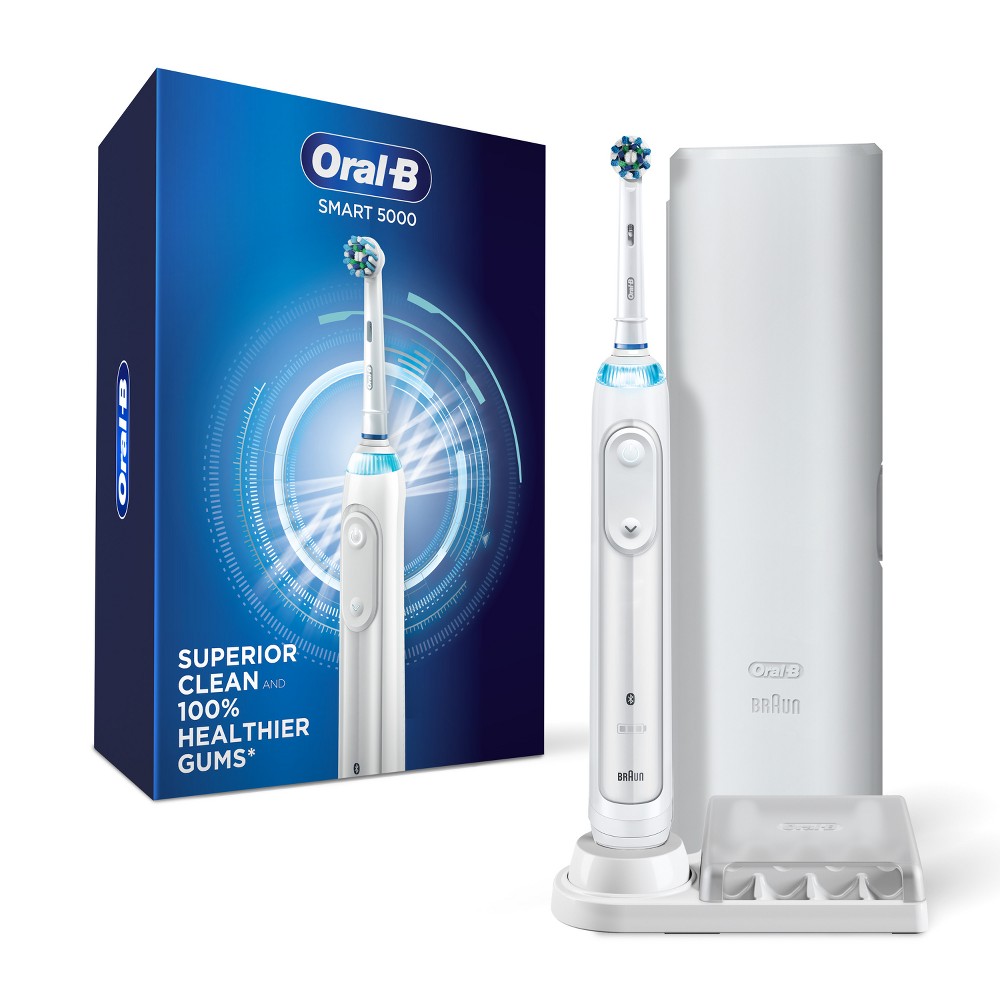 UPC 069055043400 product image for Oral-B Pro 5000 SmartSeries Electric Toothbrush with Bluetooth Connectivity - Wh | upcitemdb.com