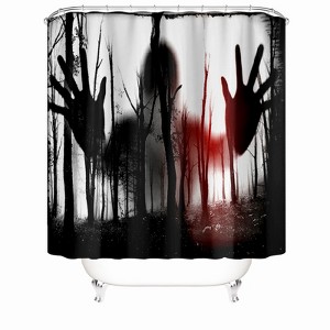 People In The Jungle Shower Curtains for Bathroom Waterproof Fabric Bath Curtain Durable Soft Stylish Bathroom Decor 72x72 Inch - 1 of 1