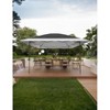 12X12 Gazebo,Outdoor Canopy Tent with Double Roof,Outdoor Gazebo for Backyard & Patio,Instant Screened Shelter with 144 Square Feet,Gray - 2 of 4