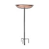 BBG18 18" Pure Copper Bird Bath on Garden Pole - Good Directions - 3 of 4