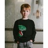 Deux par Deux Boy Long Sleeve Jersey Tee Shirt with Dinosaur - 2 of 4