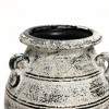 LuxenHome Vingate White and Black Ceramic 18.3-Inch Tall Urn Vase - 4 of 4