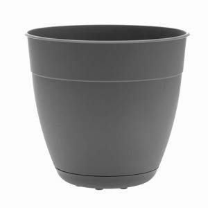 Bloem Dayton Round Resin Planter Pot Indoor and Outdoor Gardening - 1 of 4