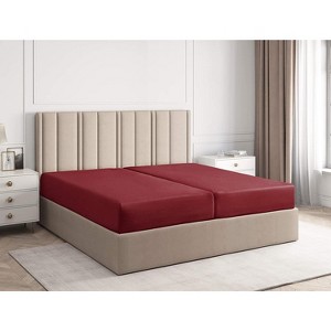 Premium Fitted Sheet Ultra Soft & Breathable - Deep Pocket for 8"-16" Mattresses - CGK Linens - 1 of 4