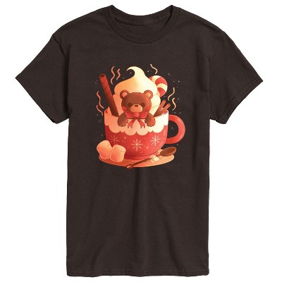 Men's - Instant Message - Bear Cocoa Mug Short Sleeve Graphic T-Shirt