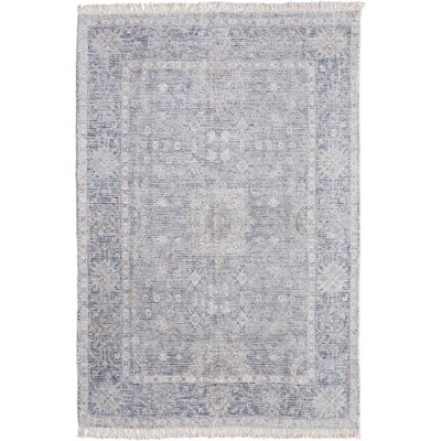 Caldwell Transitional Distressed Gray/Blue/Taupe Area Rug