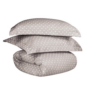 Polka Dot 600 Thread Count Cotton Blend Deep Pocket Bed Sheet Set By Blue Nile Mills - 1 of 4