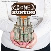 Big Dot of Happiness Gone Hunting - DIY Deer Hunting Camo Birthday Party Money Holder Gift - Cash Cake - 2 of 4