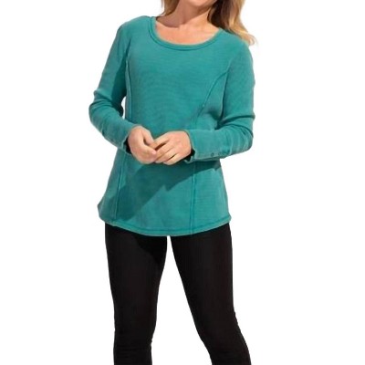Women's Waffle Knit Shaped Crew - ESCAPE BY HABITAT