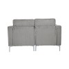 Modular Corduroy Sectional Sofa - Soft 3-Piece Convertible Couch with Easy Assembly, Sturdy Frame & Customizable Layout - 4 of 4