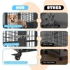 Dog Crates for Large and Medium Dogs, Upgraded 4 Lockable Wheels, Metal Open Top , Removable Wheels Tray Floor Grid Dividers Feeding Bowl - 2 of 4