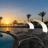 Textilene Outdoor Lounger Chairs Set of 2 – Lightweight (10 lbs Each) Poolside Recliners with UV-Resistant Fabric - 2 of 4