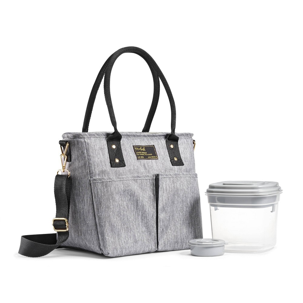 Photos - Food Container Fit & Fresh Summerton Lunch Bag - Steel