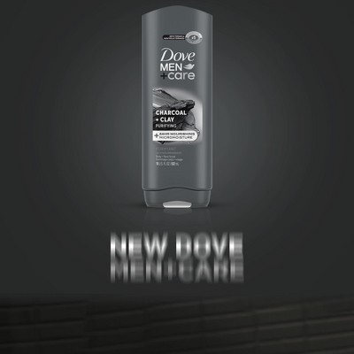 Dove Men+Care Elements Charcoal+Clay Micro Moisture Body And Face Wash -  Shower Gel