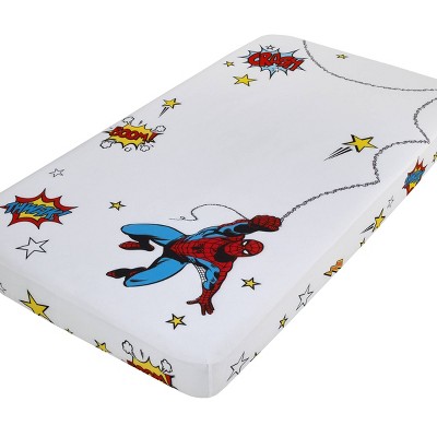 Spiderman store crib bedding