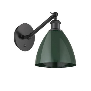 Plymouth Dome - 1 Light Wall Sconce In Industrial Style-13.25 Inches Tall and 7.5 Inches Wide - 1 of 1