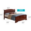 Queen Size Platform Bed with Headboard for Bedroom - 2 of 4