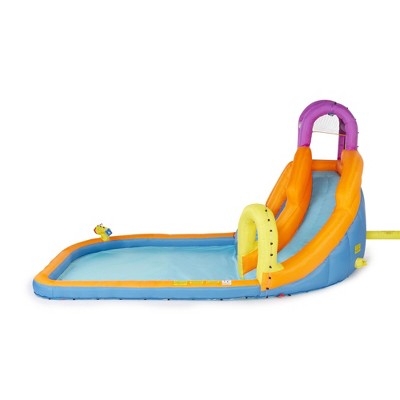 Mega Tornado Twist Inflatable Water Park with Slide and Cannon