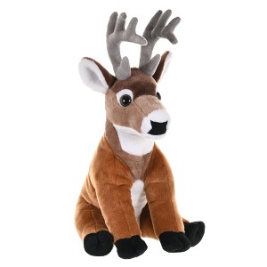 Wild Republic Cuddlekins White Tail Buck Stuffed Animal, 12 Inches - 1 of 4
