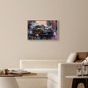 Art Remedy Porsche's Vibrant Lux Car Paintings Framed - 2 of 4