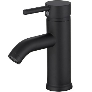 BWE Single Hole Single-Handle Bathroom Faucet With Pop Up Drain - 1 of 4