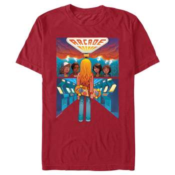 Men's Stranger Things Boys Meet Arcade Girl T-Shirt