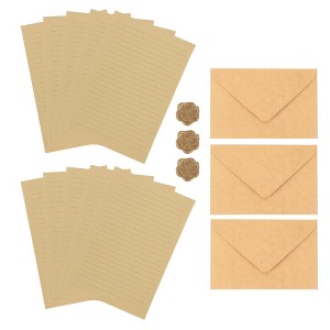 Unique Bargains Invitation Envelopes for Greeting Cards Wedding Birthday Christma 5 Pcs - 1 of 4