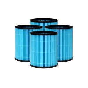 Nispira AP0601 2-in-1 True HEPA Filter Replacement for AirTok Air Purifier AP0601-RF | Remove Particle Size down to 0.1 microns | 4 Packs - 1 of 4