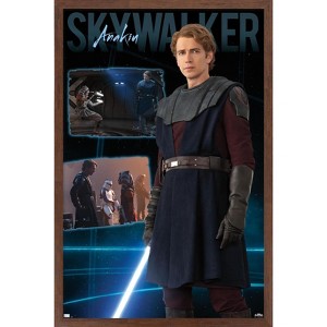 Trends International Star Wars: Ahsoka - Anakin Skywalker Framed Wall Poster Prints - 1 of 4
