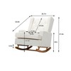 living room Comfortable rocking chair accent chair - 4 of 4
