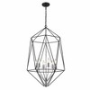 Z-Lite Geo 6 - Light Chandelier in  Matte Black/Chrome - 2 of 4