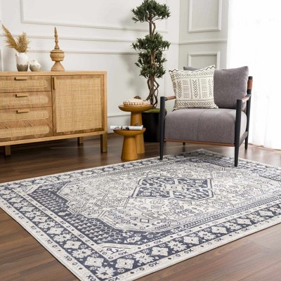 Hauteloom Cabacungan Cream & Gray Washable Area Rug