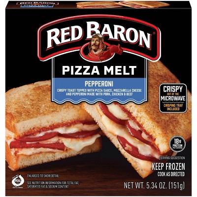 Red Baron Frozen Pizza Melts Pepperoni - 5.34oz