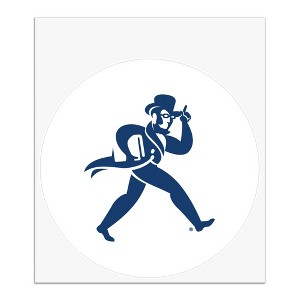 Washburn University Secondary Logo Automotive Car Window Locker Circle Bumper Sticker - 1 of 4