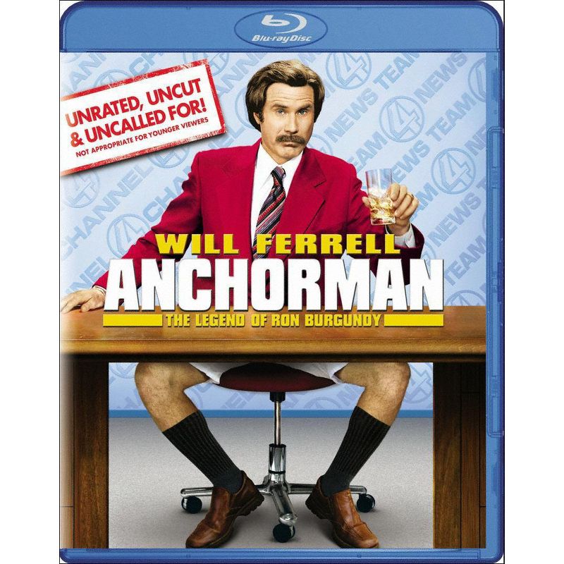 Anchorman: The Legend of Ron Burgundy (Unrated, Uncut & Uncalled For!) (Blu-ray), 1 of 2