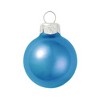Northlight 2ct Blue Cobalt Metallic Finish Glass Christmas Ball Ornaments - 6" (150mm) - 3 of 4