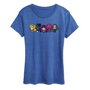 Women's - Mattel - 80Th Lineup Color Short Sleeve Graphic T-Shirt - 1 of 4