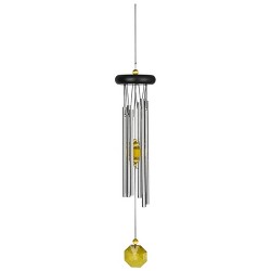 15 IN CCGG WOODSTOCK CHIMES CRYSTAL GRAND CASCADE GREEN 