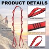 Unique Bargains Nylon Pilates Climbing Daisy Adjustable Chain Yoga Extend Belt - 3 of 4