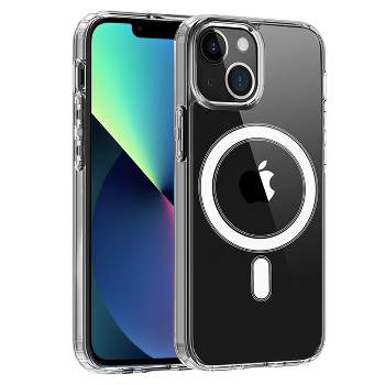Reiko Magnetic Wireless Charging TPU Bumper Case For iPhone 13 In Clear