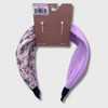 Willow & Ruby 2 Pack Women's Headbands - Floral Block Headbands for Women - 3 of 4