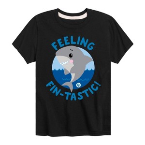 Boys' - Fisher Price - Feeling Fintastic Shark Short Sleeve Graphic T-Shirt - 1 of 4