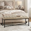 Valerie Morden Button-Tufted Upholstered Storage Bench with Iron Leg|ARTFUL LIVING DESIGN-WHITE - 2 of 4