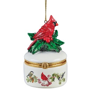 Collections Etc Hand-Painted Animal Trinket Christmas Ornament - 1 of 4