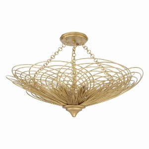 Crystorama Lighting Doral 6 - Light Semi-Flush Mount in  Renaissance Gold - 1 of 1