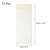 Unique Bargains Sheer Mesh Drawstring Gift Pouches Organza Wine Bags 12 Pcs 14.5"x5.5" - 2 of 4