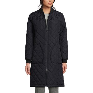 Lands' End Women's FeatherFree Insulated Bomber Coat - 1 of 4