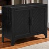 40'' Modern Cabinets with Unique Design Doors, 1 Adjustable Shelf, Perfect for Living Room or Study Room - 2 of 4