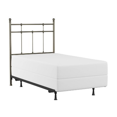 Twin Providence Metal Headboard and Frame with Spindle Design Soft White - Hillsdale Furniture