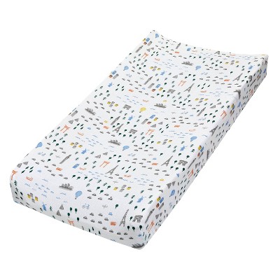 aden + anais Changing Pad Cover Little Big World Tiny Tourist